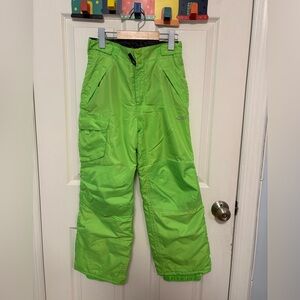 Champion bottoms snow pants neon teen boys size